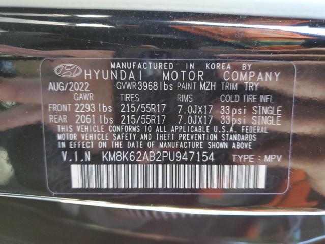 KM8K62AB2PU947154 | 2023 HYUNDAI KONA SEL