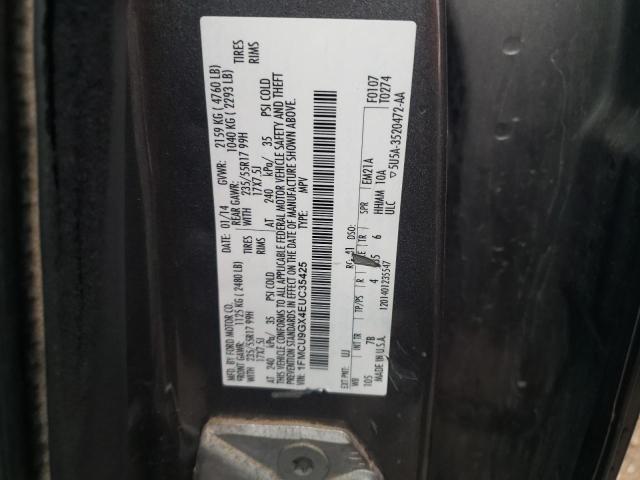 1FMCU9GX4EUC35425 Ford ESCAPE SE