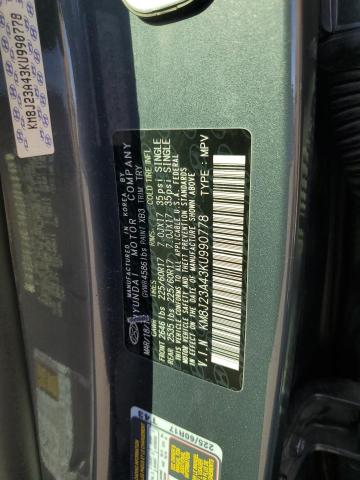 KM8J23A43KU990778 Hyundai TUCSON SE