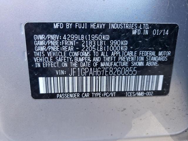JF1GPAH67E8260855 Subaru Impreza Limited