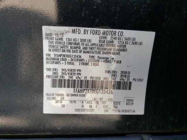 1FAHP2KT0EG135436 Ford TAURUS SHO
