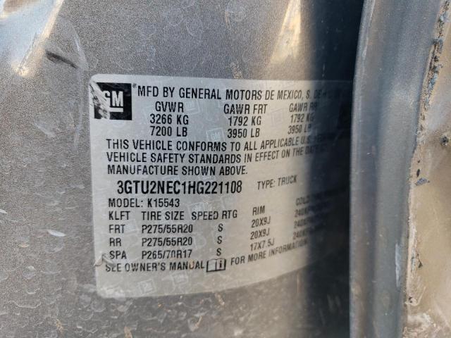 2017 GMC SIERRA K15 - 3GTU2NEC1HG221108