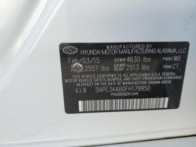 2015 HYUNDAI SONATA SPO - 5NPE34AB0FH179950