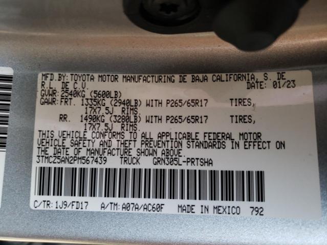 2023 TOYOTA TACOMA DOU - 3TMCZ5AN2PM567439
