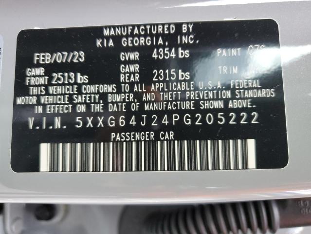 5XXG64J24PG205222 | 2023 KIA K5 GT LINE