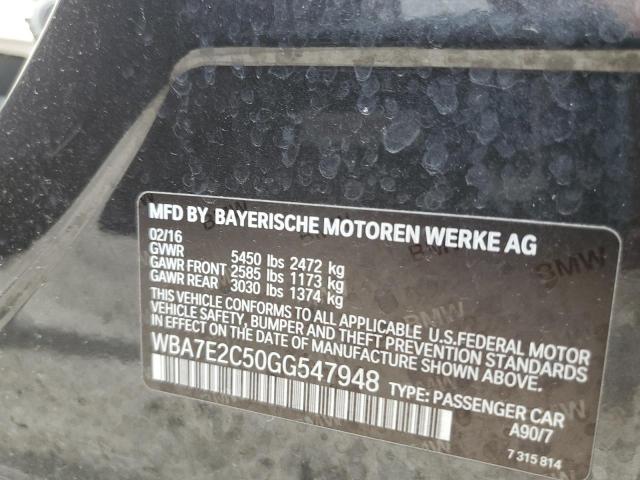 VIN WBA7E2C50GG547948 2016 BMW 7 Series, 740 I no.13