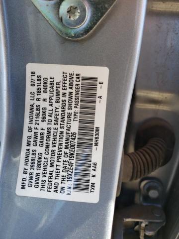 2019 HONDA INSIGHT LX 19XZE4F19KE007426