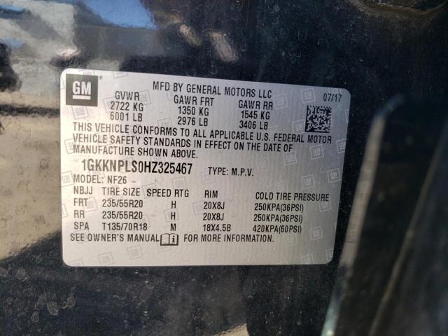 1GKKNPLS0HZ325467 GMC Acadia Denali