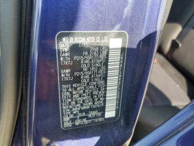 2015 NISSAN JUKE S - JN8AF5MR8FT507619