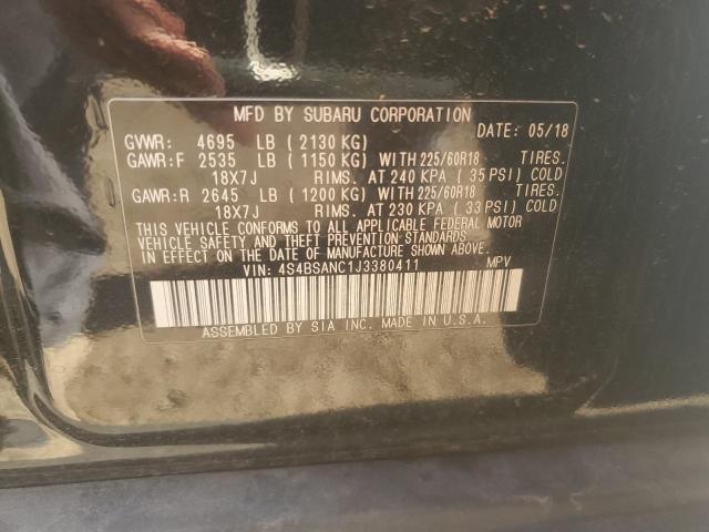 4S4BSANC1J3380411 Subaru Outback 2.5i Limited