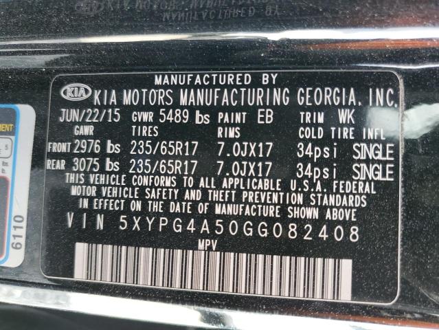 2016 KIA SORENTO LX - 5XYPG4A50GG082408