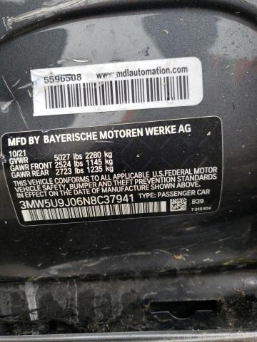 3MW5U9J06N8C37941 BMW M3 40XI 12