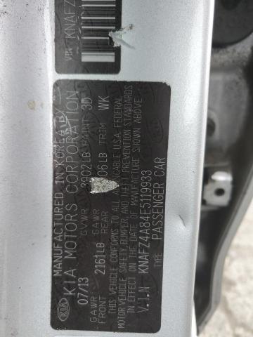 KNAFZ4A84E5119933 KIA FORTE EX