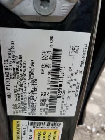 1FA6P0HD1F5105855 Ford FUSION SE