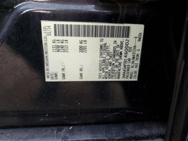 1N4AA5AP3EC460002 Nissan MAXIMA S