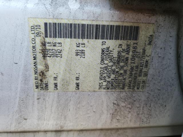 2011 NISSAN ALTIMA BAS #2185500101