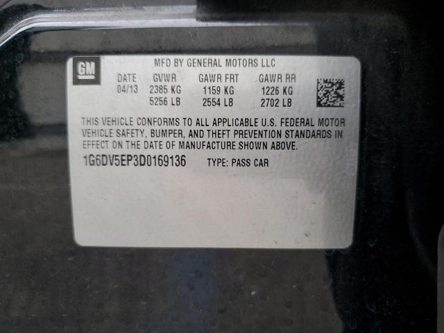 2013 Cadillac Cts-V VIN: 1G6DV5EP3D0169136 Lot: 72080043