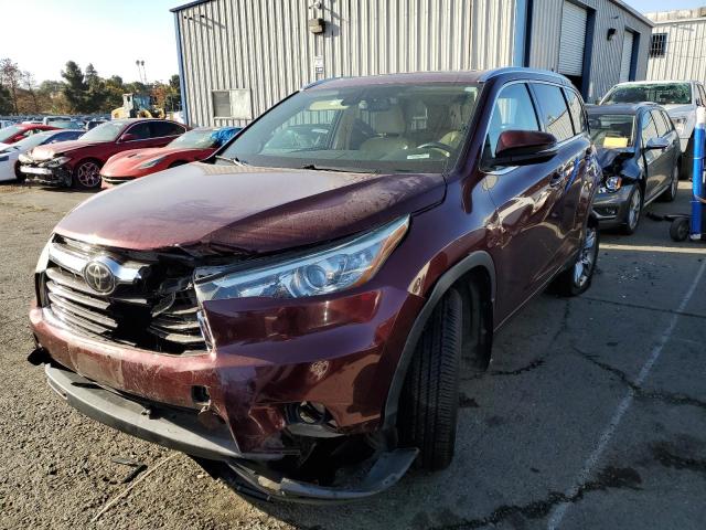 VIN 5TDDKRFH9ES020958 2014 Toyota Highlander, Limited no.1