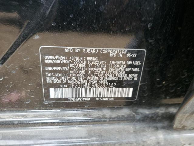 JF2GTHMC9N8282142 Subaru Crosstrek Limited