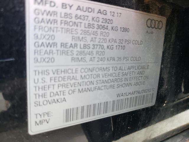 VIN WA1LHAF74JD028212 2018 Audi Q7, Premium Plus no.13