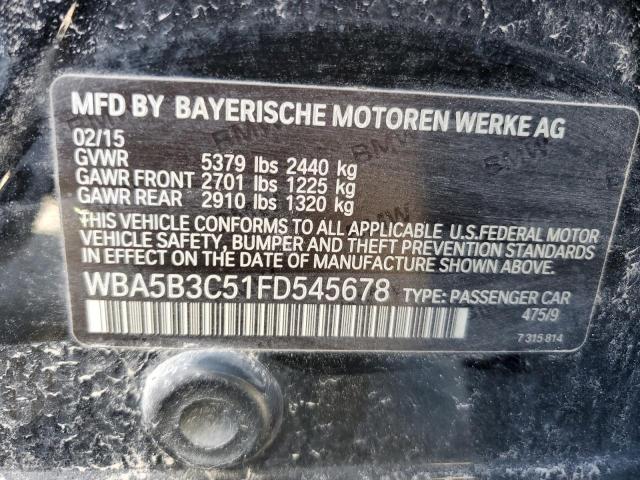 WBA5B3C51FD545678 | 2015 BMW 535 XI