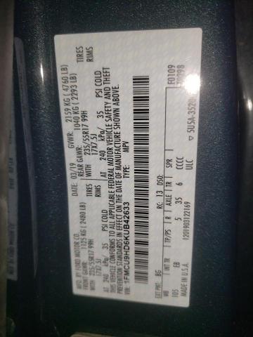 1FMCU9HD6KUB42633 Ford ESCAPE SEL