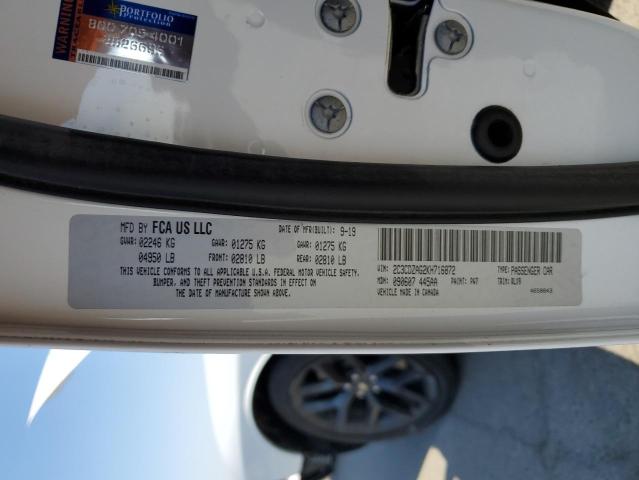 2C3CDZAG2KH716872 Dodge Challenger Sxt