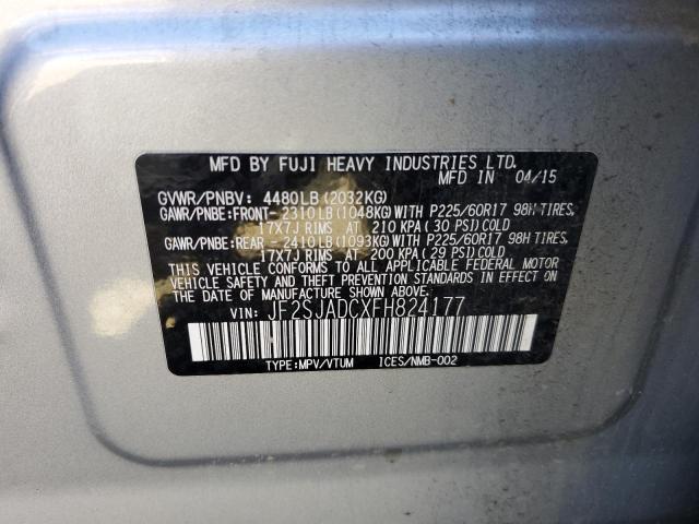 JF2SJADCXFH824177 Subaru Forester 2.5i Premium