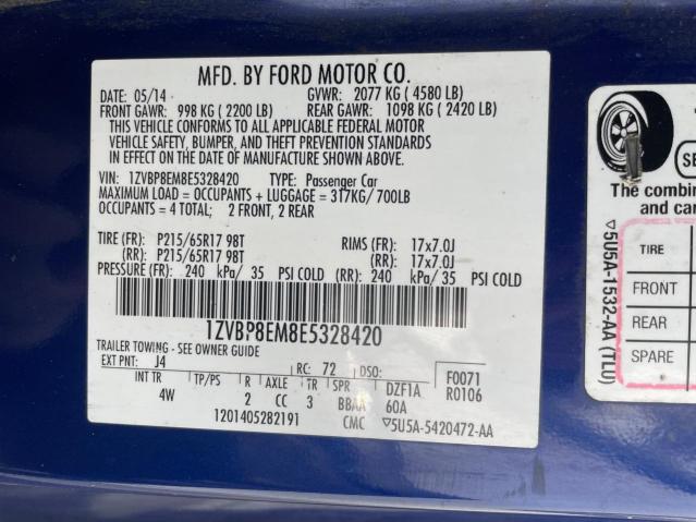 1ZVBP8EM8E5328420 Ford MUSTANG