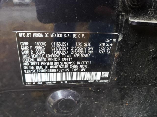 2017 HONDA HR-V LX - 3CZRU6H36HM702145