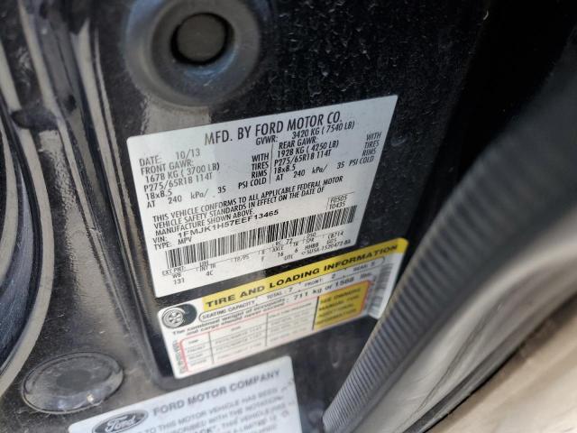 1FMJK1H57EEF13465 Ford Expedition El Xlt