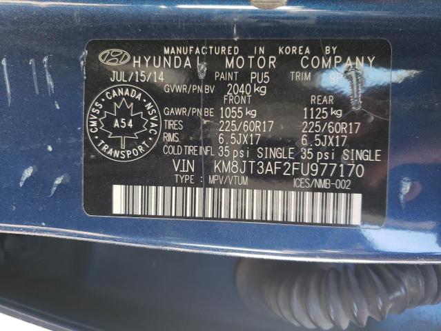 2015 HYUNDAI TUCSON GLS - KM8JT3AF2FU977170