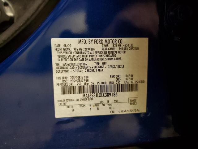 MAJ6S3JLXLC389186 Ford Ecosport Ses