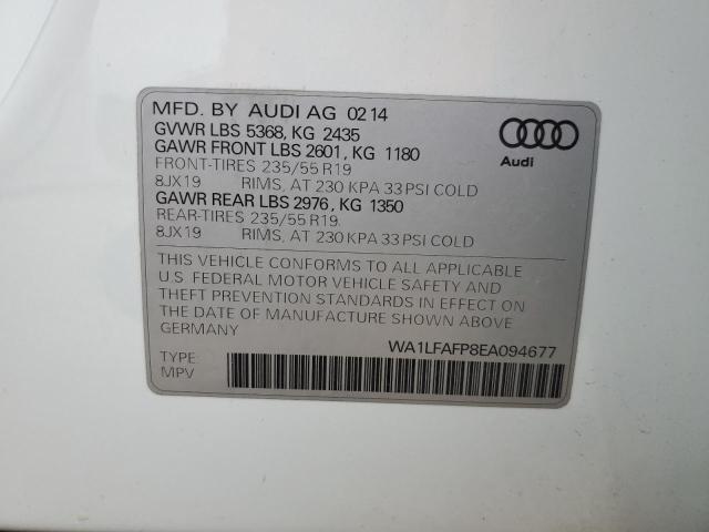 VIN WA1LFAFP8EA094677 2014 Audi Q5, Premium Plus no.14