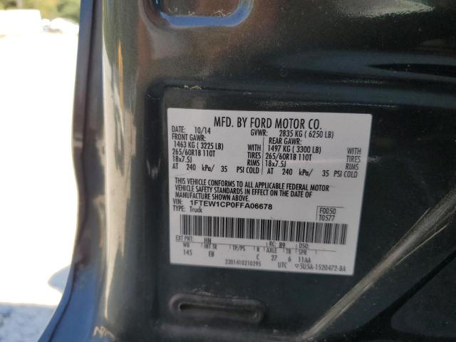 1FTEW1CP0FFA06678 Ford F150 Supercrew