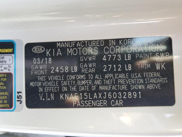 KNAE15LAXJ6032891 KIA Stinger