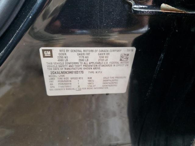 2GKALNEK3H6183176 GMC Terrain Sle