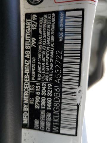 2020 MERCEDES-BENZ S 560 - W1KUG8DB6LA532722