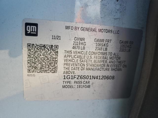 1G1FZ6S01N4120608 Chevrolet Bolt EUV P 14