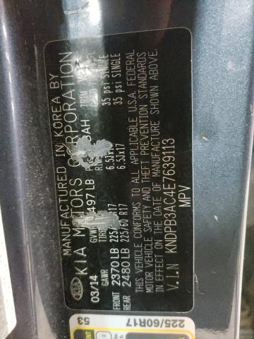 KNDPB3AC4E7639113 KIA Sportage Base