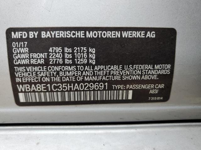 2017 BMW 330E - WBA8E1C35HA029691