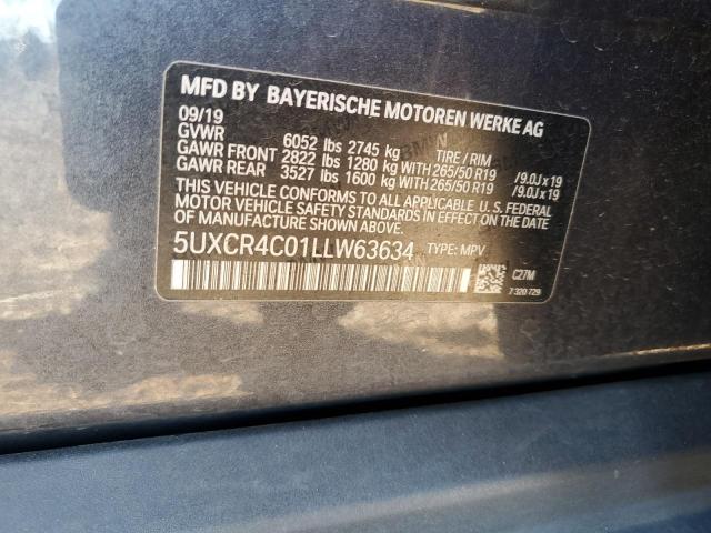  BMW X5 2020 Вугільний