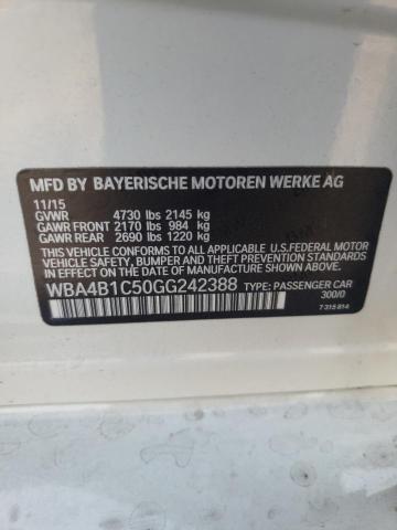 2016 BMW 435 I GRAN - WBA4B1C50GG242388