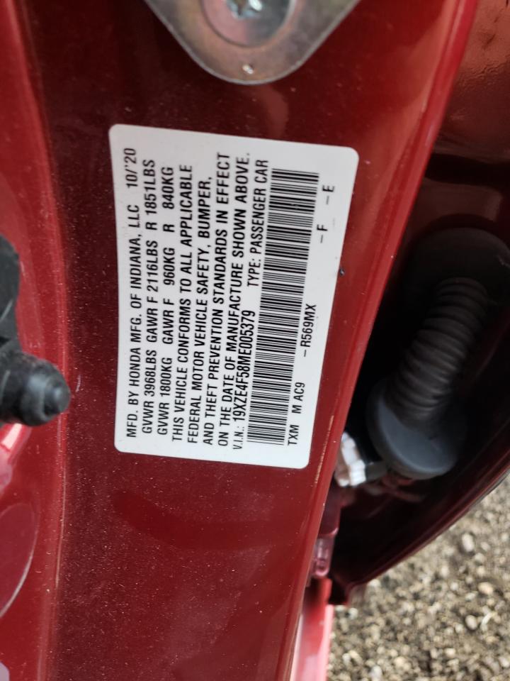 19XZE4F58ME005379 2021 Honda Insight Ex