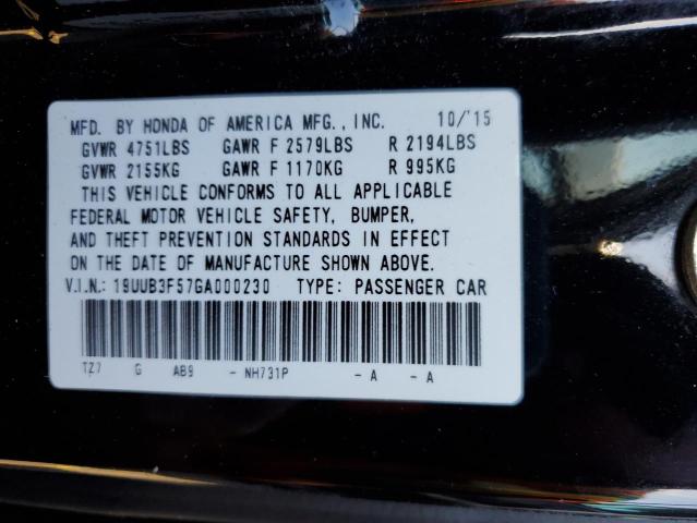 19UUB3F57GA000230 Acura TLX TECH