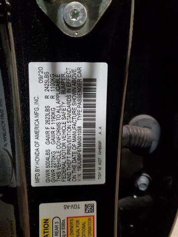 2021 ACURA TLX ADVANC 19UUB6F67MA001058