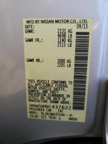 1N4AA5AP6EC437622 Nissan MAXIMA S