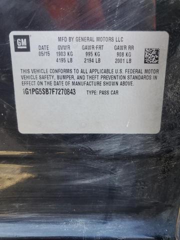 2015 CHEVROLET CRUZE LTZ - 1G1PG5SB7F7270843