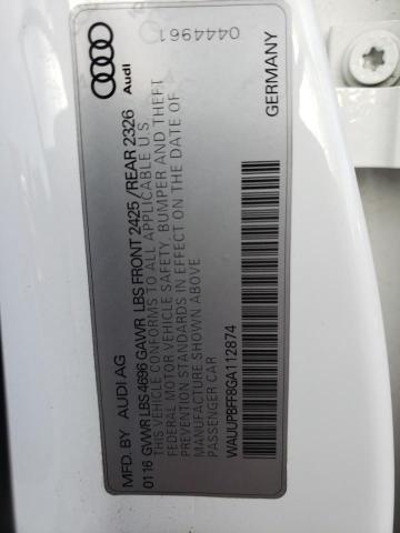 WAUUPBFF8GA112874 Audi A3 E-tron Premium
