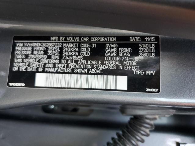 YV440MDK3G2867232 2016 VOLVO XC60 - Image 14